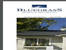 Tablet Screenshot of bluegrassliving.org